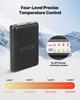 Heated Socks, 5000mAh Battery Powered, Rechargeable Heating Socks with 4 Heating Levels, Electric Heated Sock with APP Control for Men Women, Foot