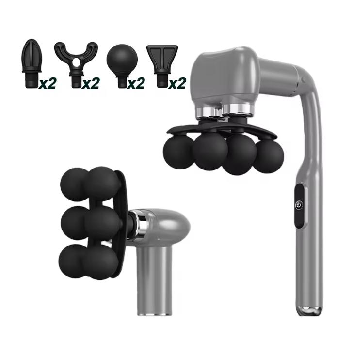 2026 Smart Electric Fascia Gun Body Massage Machine Hammer Home Handheld Hammer Back Deep Tissue Muscle Relaxation Massage Gun