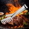 Stainless Steel Pasta Tongs Household Spaghetti Tongs Food Clip Heat Resistant Comfortable Grip Spaghetti Noodle Cooking Tongs