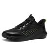 Men's Shoes Spring and Autumn Black Mesh Sneakers Men's Daily Lightweight Outdoor Casual Running Travel Shoes