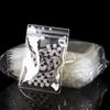 10/200Pcs Transparent PVC Jewelry Pouches Zip Storage Bag for Earring Necklace Jewelry Anti-Oxidation Display Packaging Bags