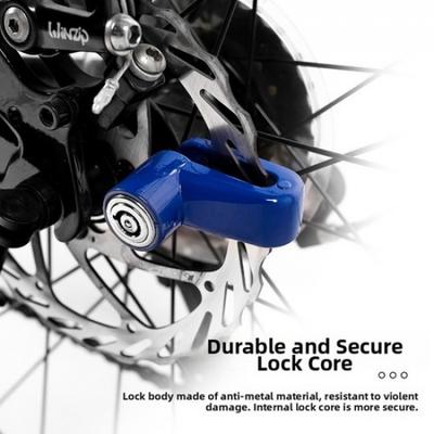 Disc Brake Lock for Bikes Motorcycles Electric Scooters with Push Button Lock