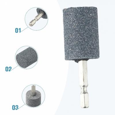 1 Stück Schleifkopf 24x44x35x6.3mm Bohrer Werkzeug Schleifen