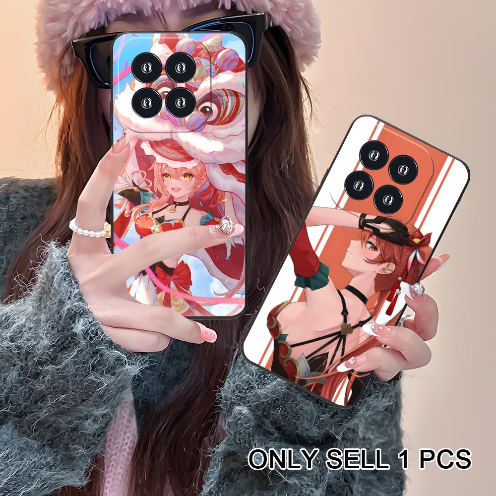 HSR Guinaifen Matte TPU Mobile Phone Case for Xiaomi 15 14 13 12 Mi 11 T Ultra Lite Pro S X 5G Colorful Printing Cover