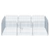 Free-Range Enclosure Puppy Playpen Puppy Fence Playpen Puppy Gate for Animals 8-Piece W63 x H60 cm