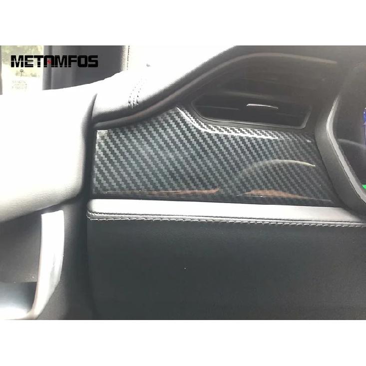 Center Console Dashboard Panel Strip Molding Trim For Tesla Model X 2016-2018   Carbon Fiber Accessories Car Styling
