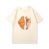 Classic Cute Cat Sandwich Meme T Shirt Women Harajuku Style Graphic Tee Fit Casual Short Sleeve Summer Top