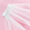 Bridal Veil Double Layer Solid Color Short Veil Party Outing Gathering Wedding Banquet Hair Accessory