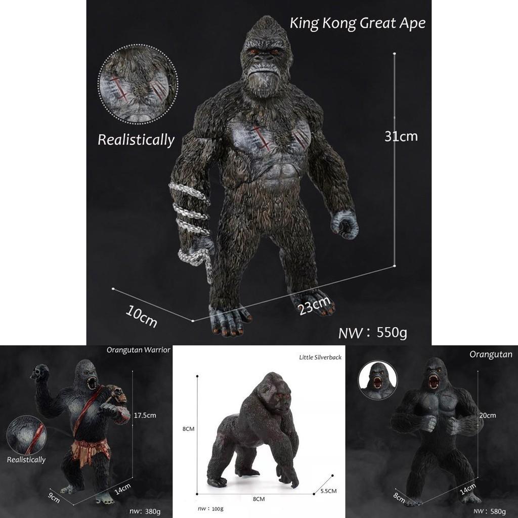 King Kong Gorilla Model Figure Skull Island Toy Exquisite Collectible For Imaginative Play And Display