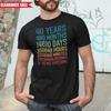 40th Birthday T-Shirt 1984 Printed 480 Months of Being Awesome Unisex Black Top