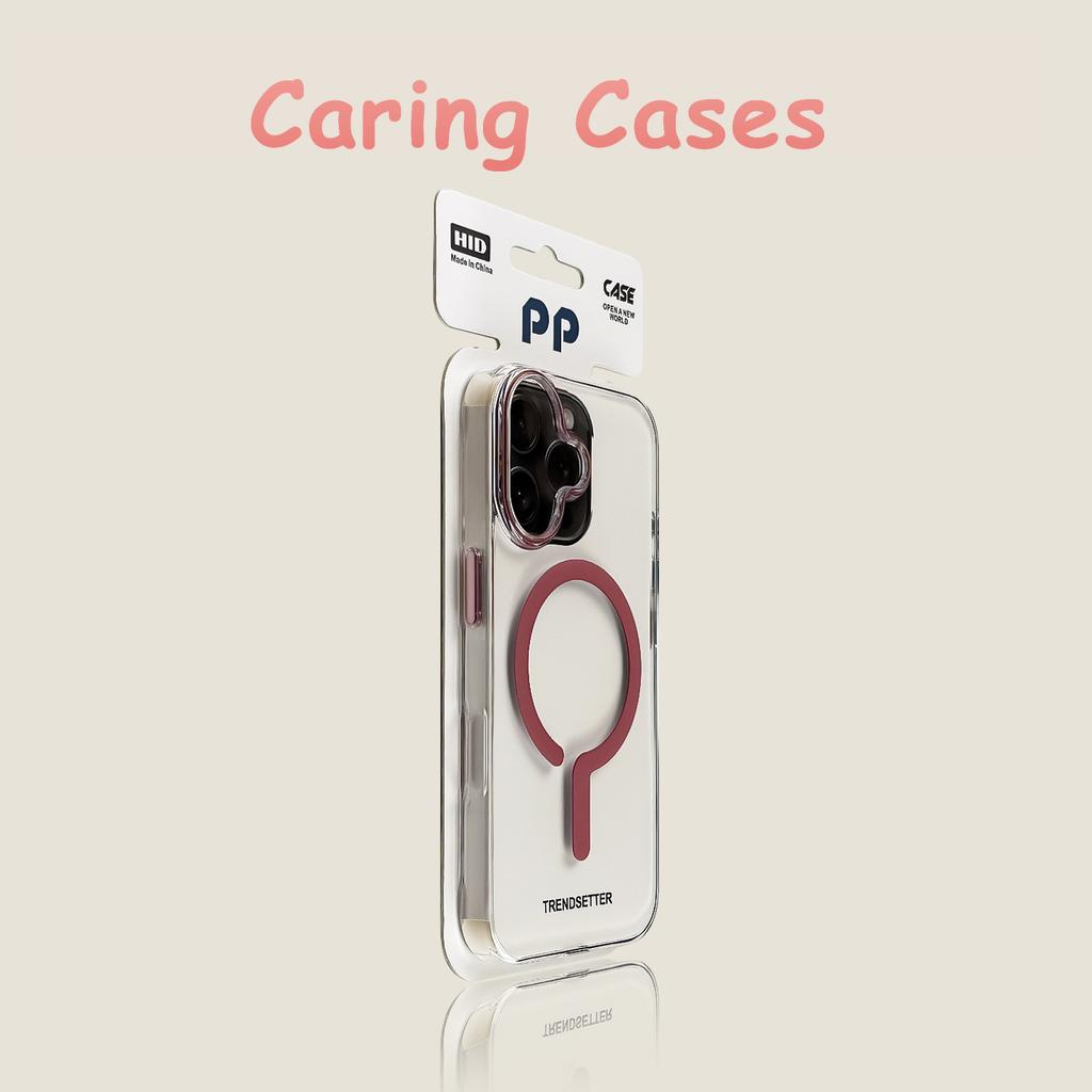 For iPhone 17 Pro Max Case Magnetic Question Mark Clear Metal Buttons Compatible with iPhone 16 15 14 13 12