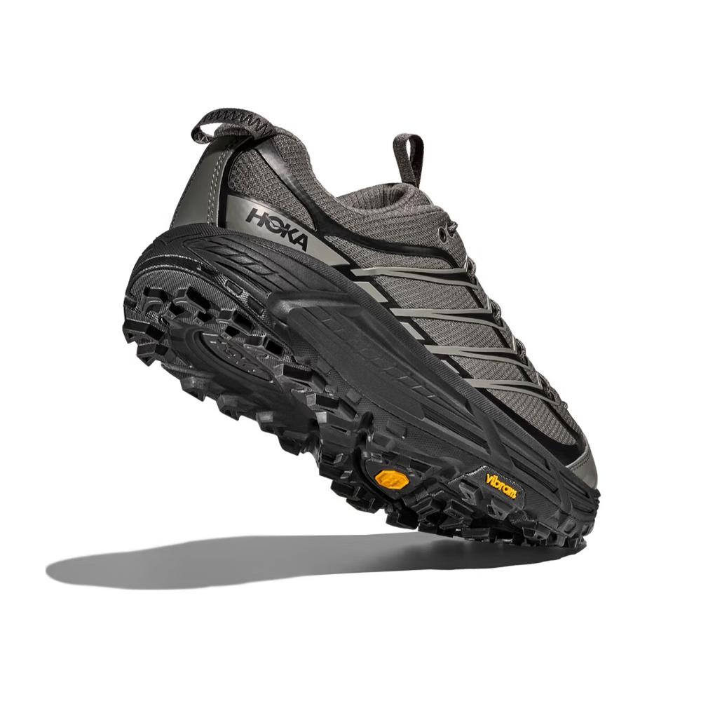 HOKA ONE ONE Mafate Three 2 Trail Running Shoes Unisex Gray Black 1141572-GCRB