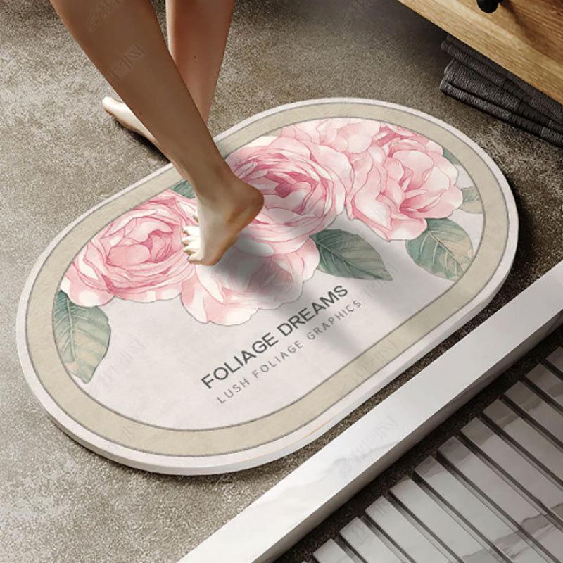 

Нескользящий впитывающий коврик для пола для прихожей, спальни, ванной комнаты и кухни 40x60 cm