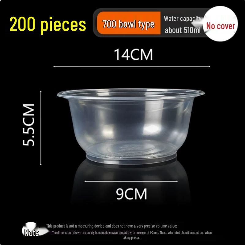 Xingduo Thickened Food Grade Plastic Bowls 700ml