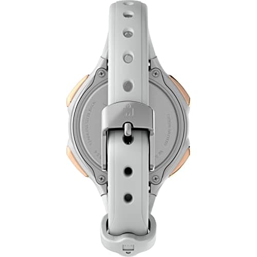 Timex Women's BCRF Ironman Essential 34mm Watch - White Case, White Strap, Rose Gold-Tone Accents, White/Rose Gold, Chronograph.