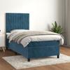 3143125 vidaXL Divan Bed with Mattress Dark Blue 90x200 Cm