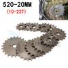 520# 20MM 10 11 12 13 14 15 16 18 19 20 21 22 Tooth Front Engine Sprocket for 150 200 250cc ATV Quad Dirt Bike Motorcycle Parts