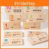 Educational Kids Wooden Counting And Math Game With Number Sticks For Learning
