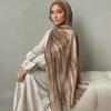 Women Big Size Plain Solid Cotton Rayon Crease Hijab Scarf Lady High Quality Wraps And Shawls Musulman Headband Islamic Turban
