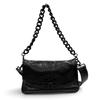 Great Shoulder Bag BB Soft Leather 2WAY Black Leather Women 748598 Used