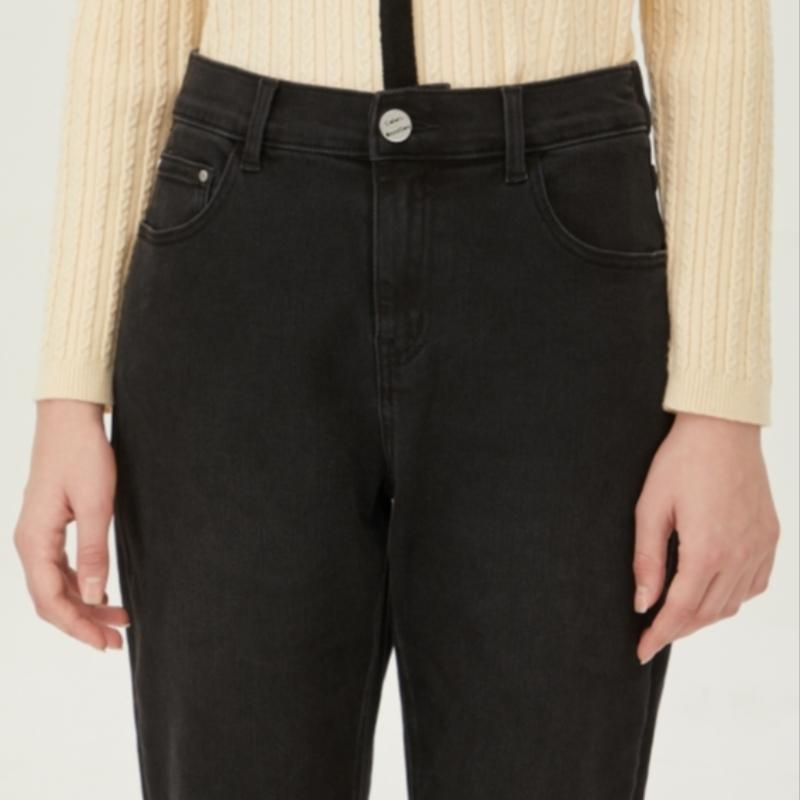  Benetton  Back Lettering Embroidered Baggy Denim Pants Badpa6441