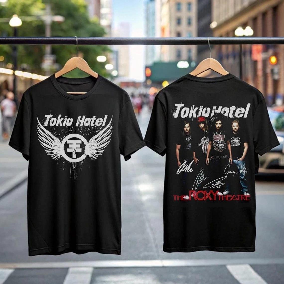 Футболка Tokio Hotel Inspired Tour 2026, Альтернативная Поп-Рок Футболка для Фанатов, Винтажная XL