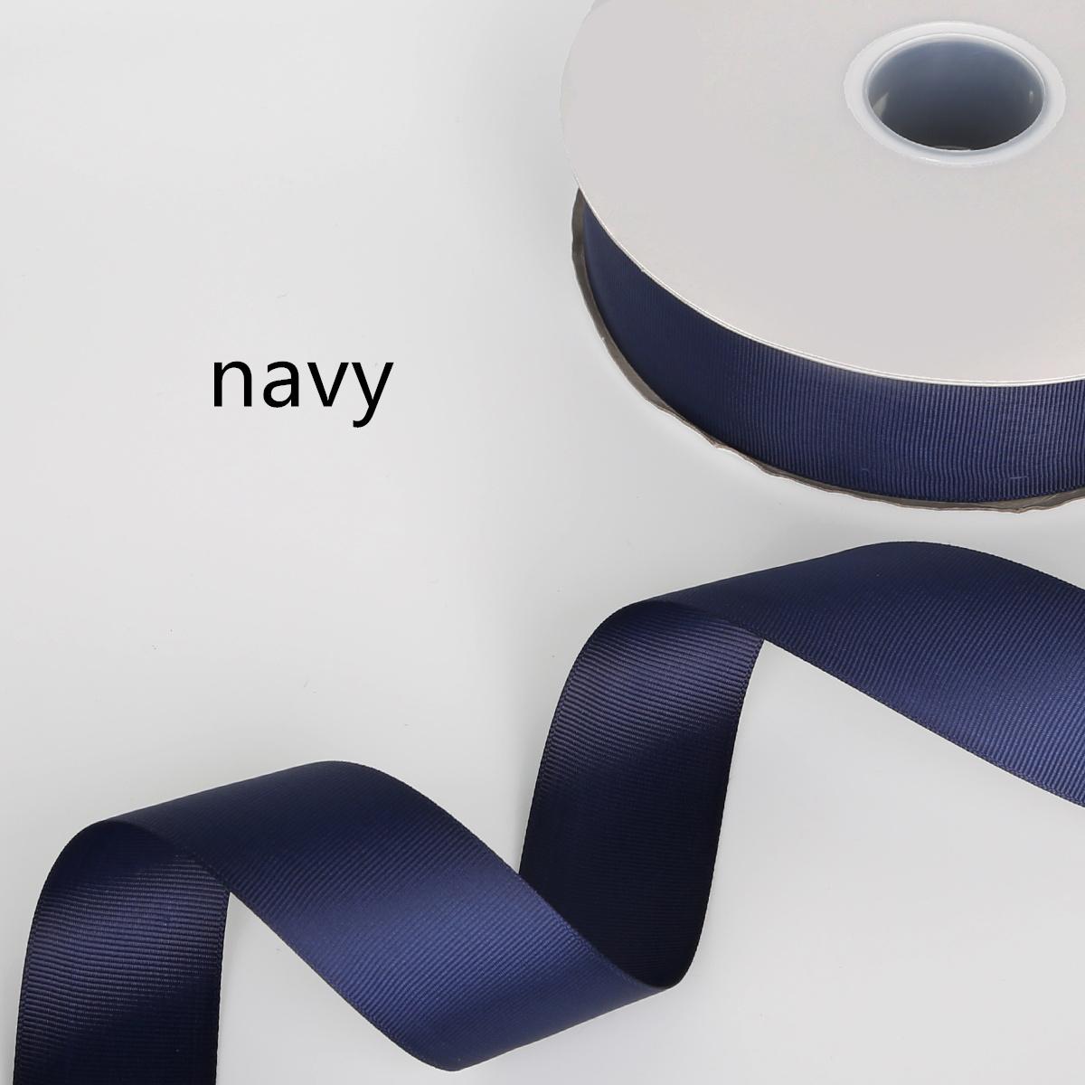 Корсажная лента для декора и заворачивания подарков на Рождество 38MM тёмно-синий