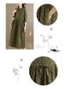 Mori Style Floral Cotton Turn-Down Collar Long-Sleeve Shirt Dress, 2025 Autumn Collection