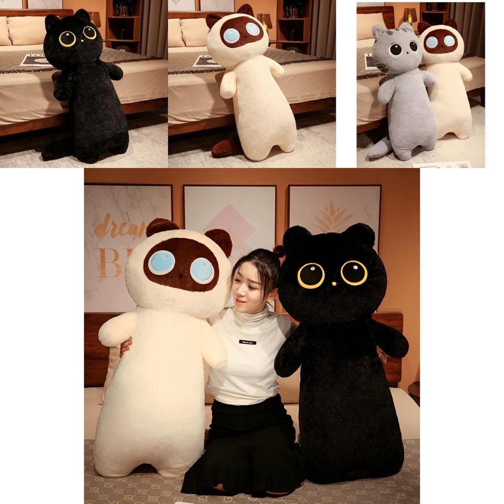 Miyav-tastic Yumuşak Kedi Peluş Yastık Oyuncak Dekorasyon Hediye Çocuk Odası Kanepe İçin