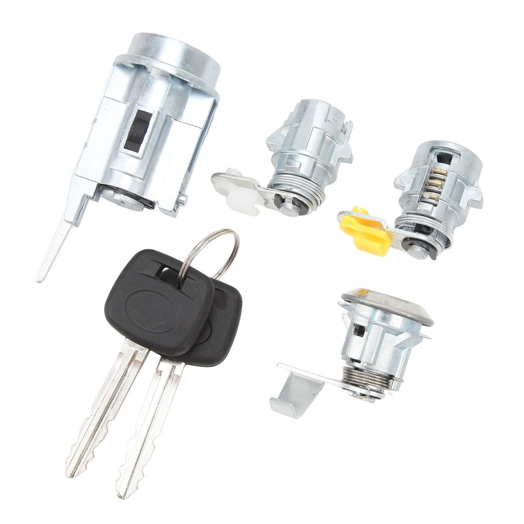 Ignition Door Lock Cylinder Set D2191608 Ignition Barrel Lock Kit with 2 Keys for Hilux LN80 LN85 LN90 LN105 LN108