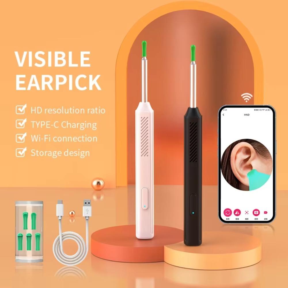 Wireless Ear Pick Camera Endoscope Ear Wax Removal Tool Practical Smart Visual Ear Cleaner  Kids