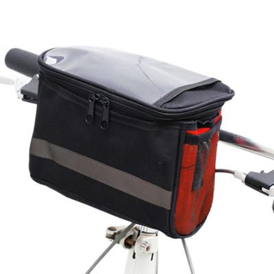 MTB Mountain Bicycle Front Tube Frame Handlebar Bag Large Capacity Storage Pouch
