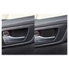 Carbon Fiber Car Inner Door Handle Bowl Frame Cover For Toyota Highlander 15-18