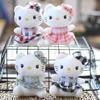 Ultra-soft Short Plush Cat Stuffed Animal Keychain Adorable Mini Toy Doll