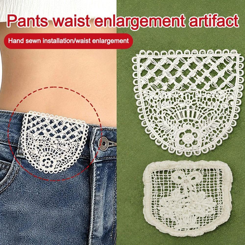 4Pcs Adjustment Waist Expanders Maternity Waistband Extension Patch  for Jeans Pants Trousers