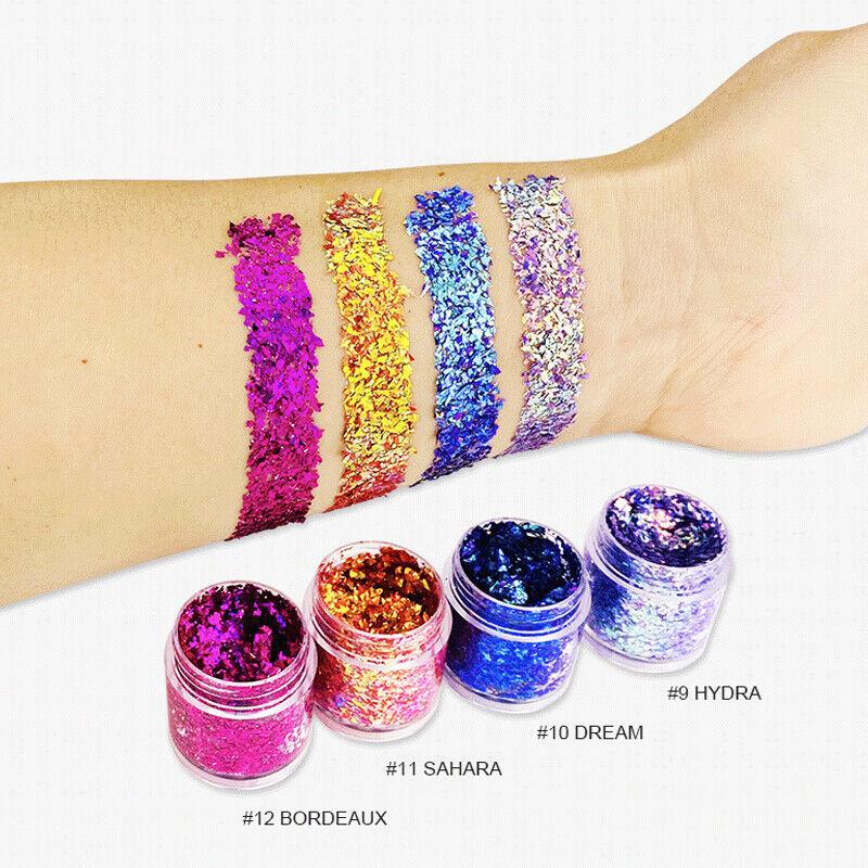 Multichrome Chameleon Eyeshadow Face Body Makeup Shining Aurora Pigment Chrome