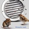 Elegant Round Sturdy Stainless Steel Soffit Ventilation Grille with Builts In Bathroom Home Accessory for Apartments