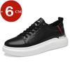 Elevator Shoes for Man Height Increase 6cm 2025 Luxury Sneaker Genuine Leather Men's Hidden Heels Height Casual Leather Shoes