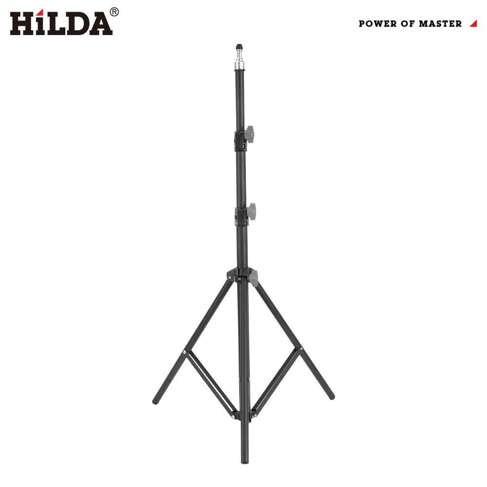1.6m Retractable Laser Level Tripod & Fill Light Stand for Photography and Live Broadcast with Wall Mount
