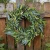 Artificial Olive Wreath With Grass Berries Wall Hanging Home Decor INS Style