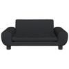 VidaXL Canapé pour enfants noir 70x45x33 cm velours, mini canapé, mini canapé-chaise, mini canapé pour enfants, canapé de 3196390