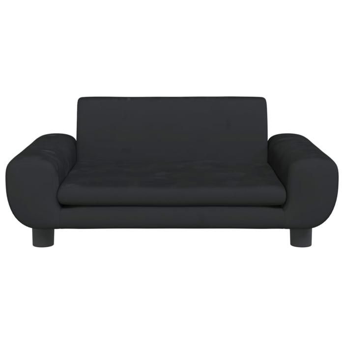 VidaXL Canapé pour enfants noir 70x45x33 cm velours, mini canapé, mini canapé-chaise, mini canapé pour enfants, canapé de 3196390