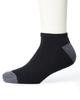 [Amazon Essentials] 10-Pack Sports Socks, Ankle Length, Highly Breathable, Cushioned, Performance Cotton, Men's, Black, Sizes 25.0-27.0 cm