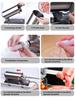 Desktop Hand-Crank Sausage Stuffer: Stainless Steel Homemade Meat Grinder for Home Use