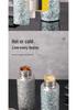 Pure Titanium Vacuum Insulated Tea Cup with Dual-Layer and Tea Separation Feature