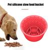 Pies Miska Spowalniająca Lizanie Silikonowa Mata do Lizania Psa Dozownik Smakołyków Anti-Choking