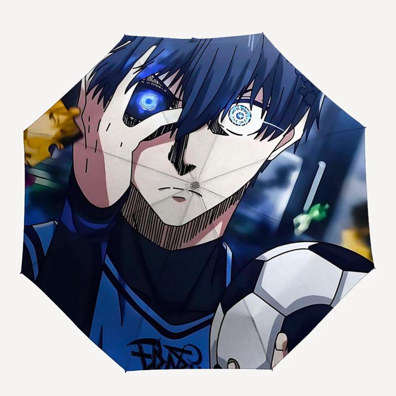 1pc Anime Character Umbrella with Automatic Opening & Closing, Foldable Design, Iron Frame, Outdoor Use, Perfect Gift for Fans, Travelers, Daily Use.W