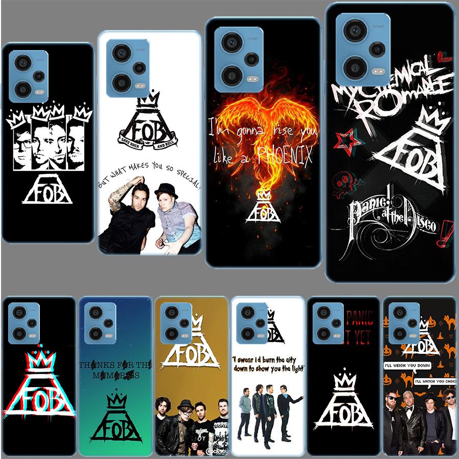 Rock Band FOB Cool Phone Case For Redmi Note 13 12 14 15 Pro Plus 13R 11 11T 11E 11S 10 Pro 10S 9 9S Cover Cell Clear TPU Capa C