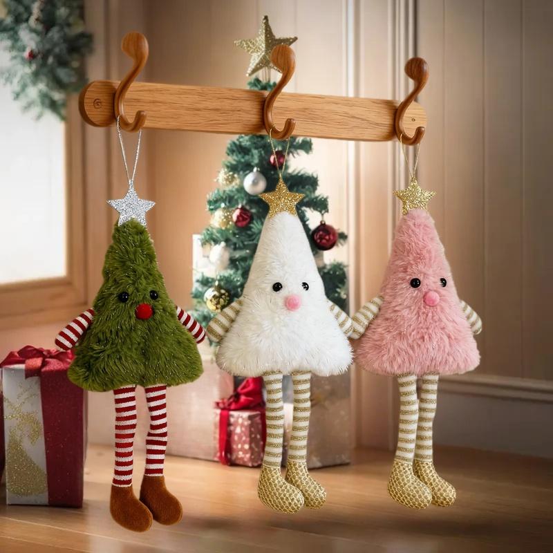 Cute Plush Christmas Tree Doll – Festive Home and Party Decoration, Holiday Ornament and Gift