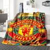 1pc M-Manchester1 Blanket, Gift, for Men and Women, Soft Blanket, Good for Sofa Bed Couch Travel, Lightweight Flannel Blanket